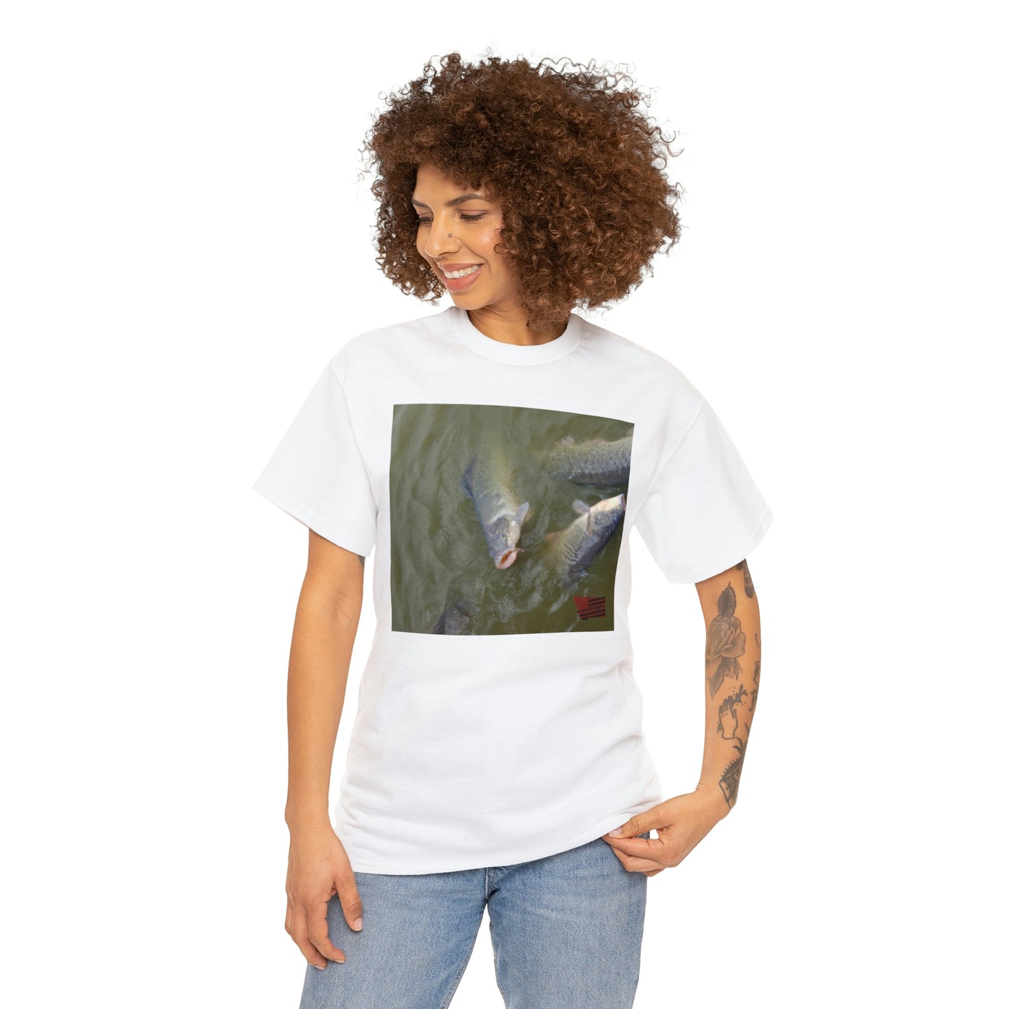 Tropical Tutti Frutti Fish- a colorful freshwater fish with bright yellow, pink, and green scales. - Tshirt