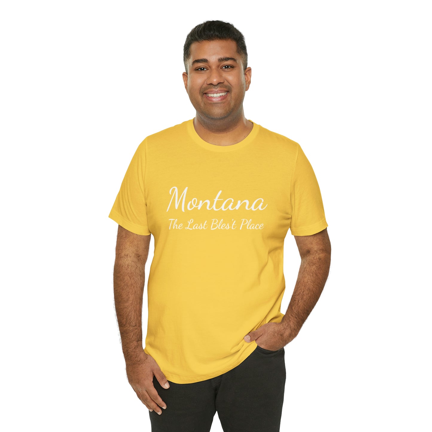 "Montana The Last Bles't Place" Black Ops Unisex Jersey Short Sleeve Tee