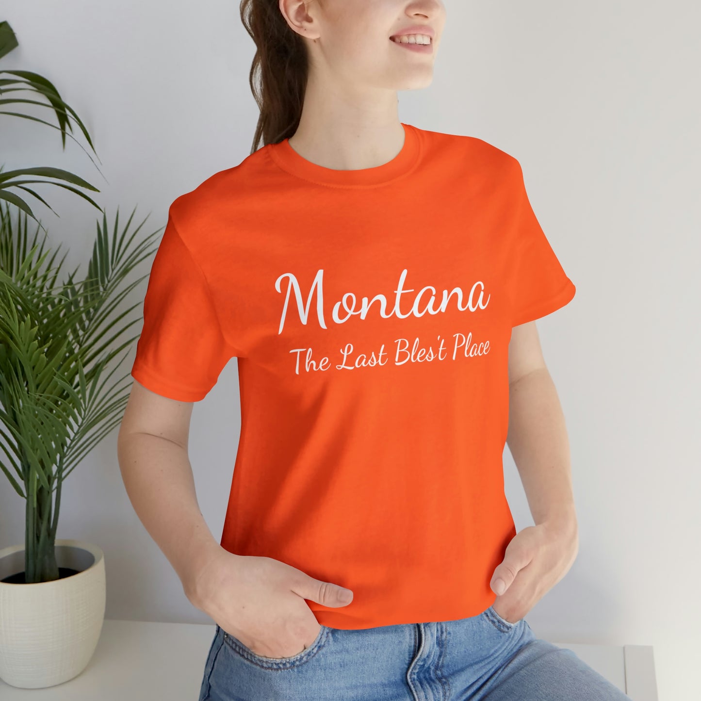 "Montana The Last Bles't Place" Black Ops Unisex Jersey Short Sleeve Tee