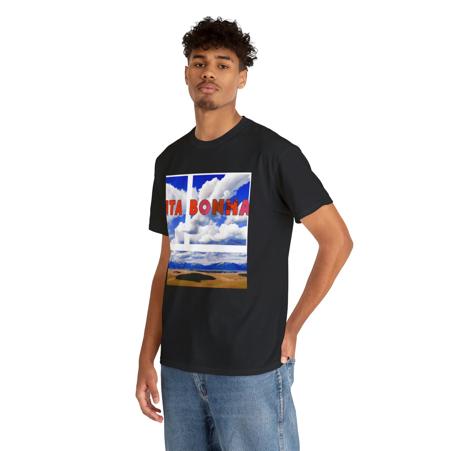 Big Sky Country is a phrase often used to refer to the mountainous parts of the U.S. states of Montana, Idaho, Wyoming, and Colorado. It can also refer to the areas in and around Yellowstone and Glacier National Parks. The - T-shirt