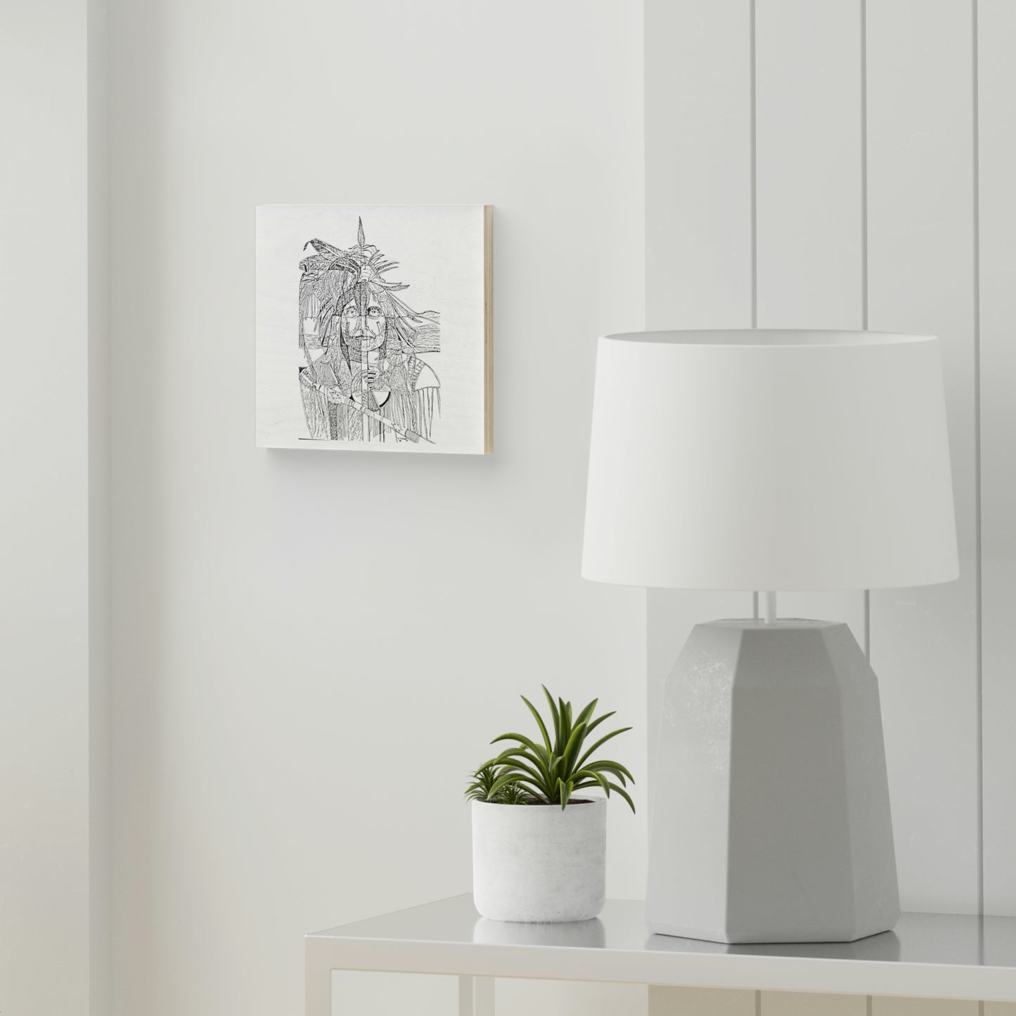 "Self Portrait Warrior" - Ron Schlenske