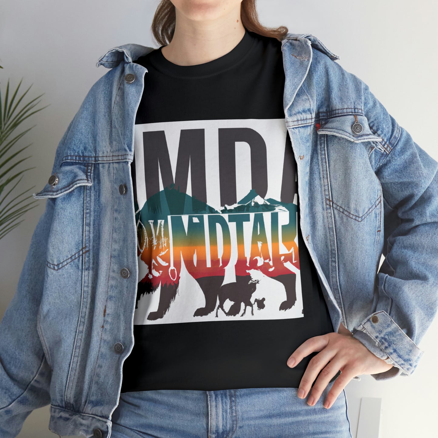 Montana is home to a great variety of wildlife. Common species include elk, mule deer, whitetail deer, bighorn sheep, pronghorn, black bear, grizzly bear, mountain goat, bison, - T-shirt