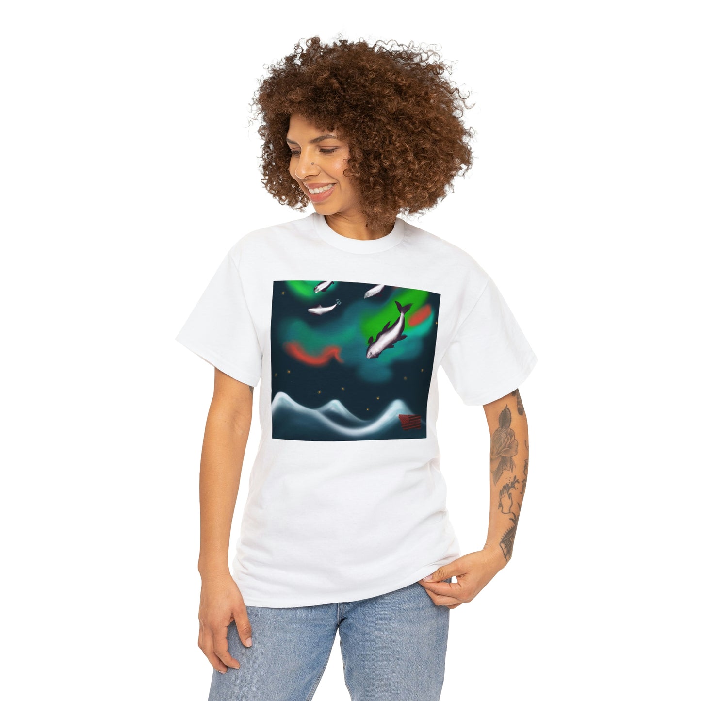 Glowtail Tetra! It is a rare, freshwater fish with a bright, fluorescent body and bright, tail fins. It is small in size, and is known for being an active and social aquarium species. - Tshirt