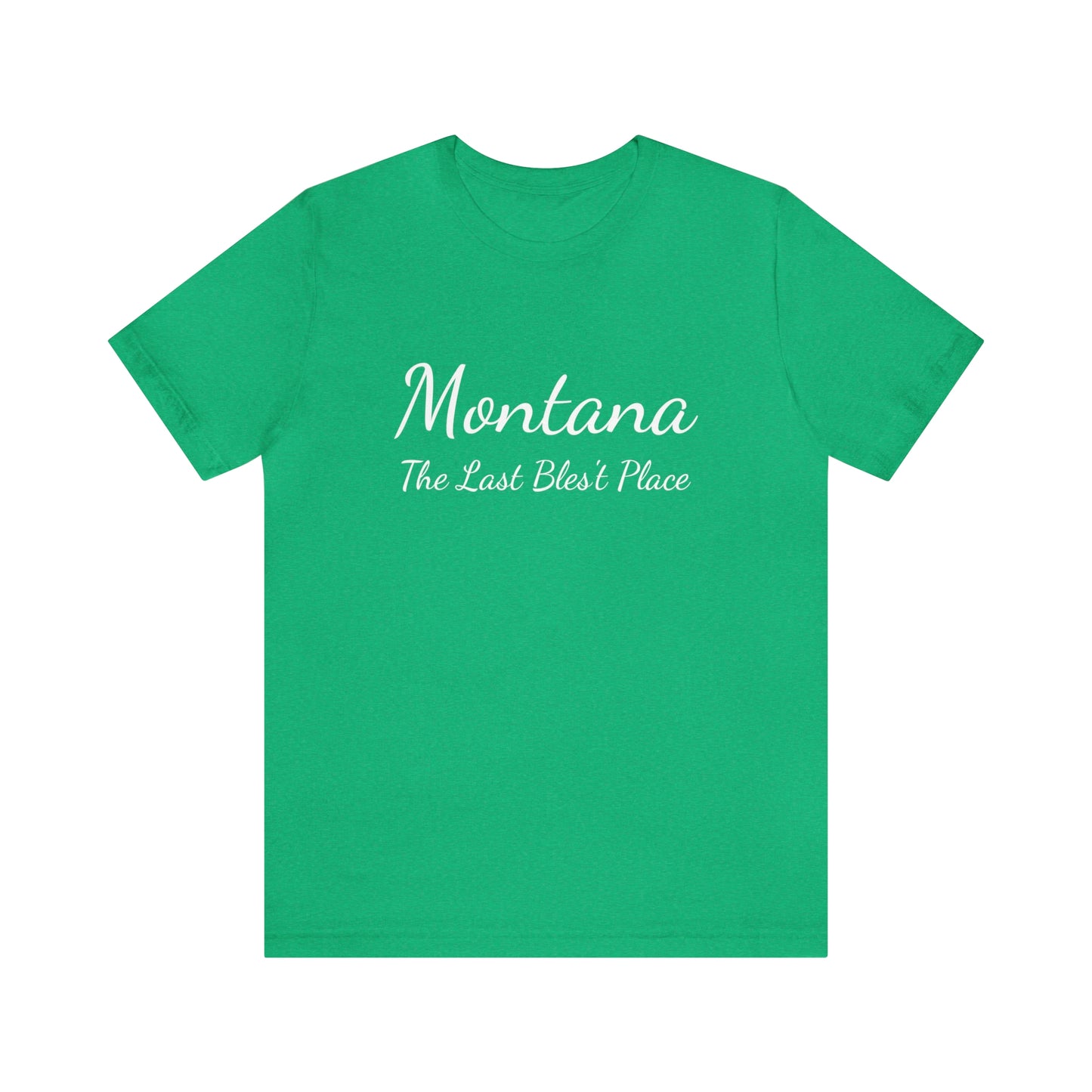 "Montana The Last Bles't Place" Black Ops Unisex Jersey Short Sleeve Tee