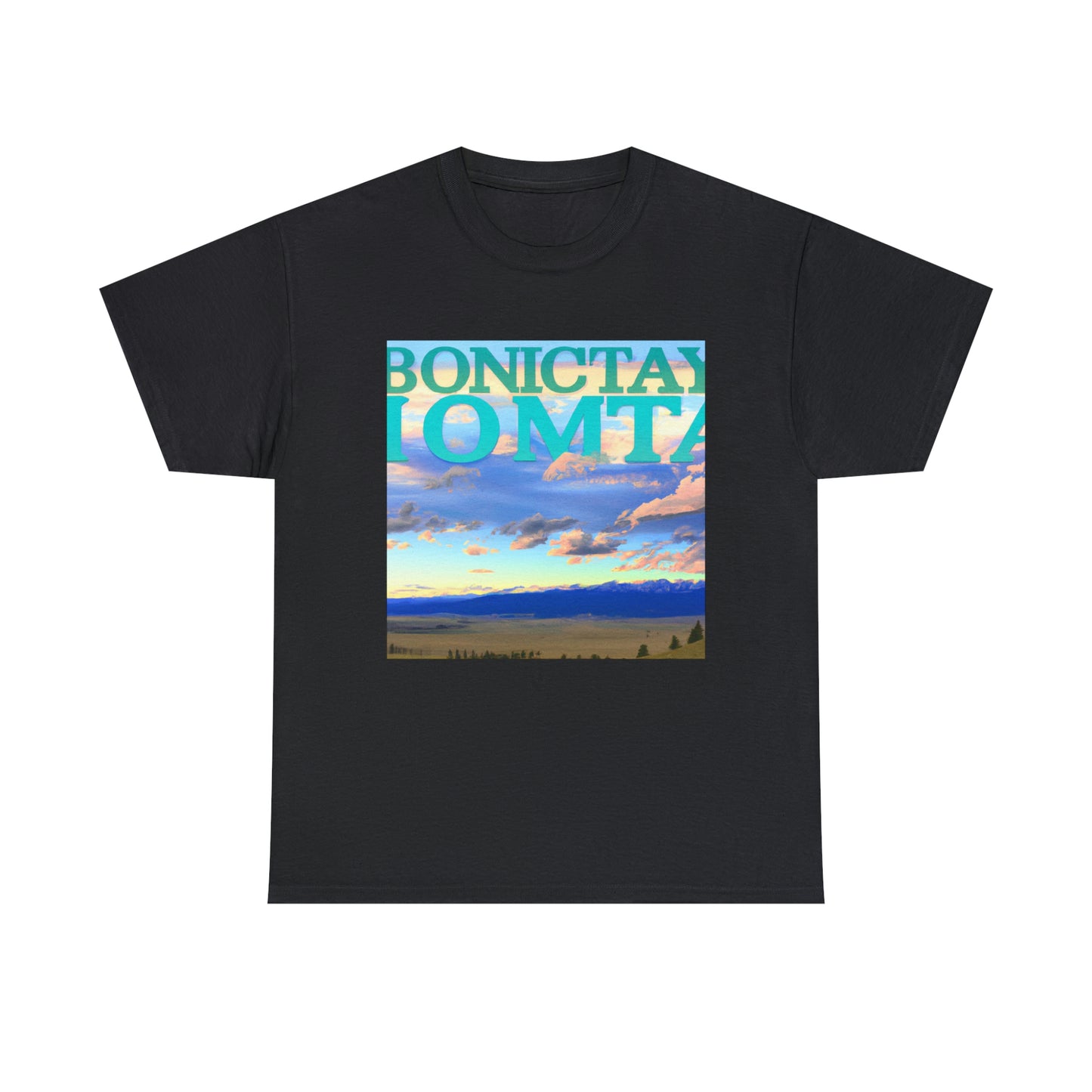 Big Sky Country is the nickname given to the state of Montana, in the northwestern United States. The term was coined in the 1970s when Montana's tourism industry was still developing, to capture the beauty of the state and its unspo - T-shirt