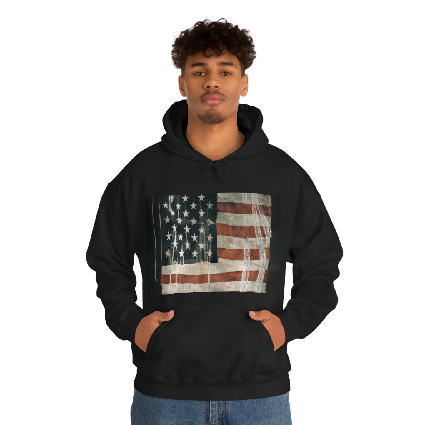 "The flagof our union must be cherished and sustained with the same spirit which inspired its creation." - Abraham Lincoln - Hoodie