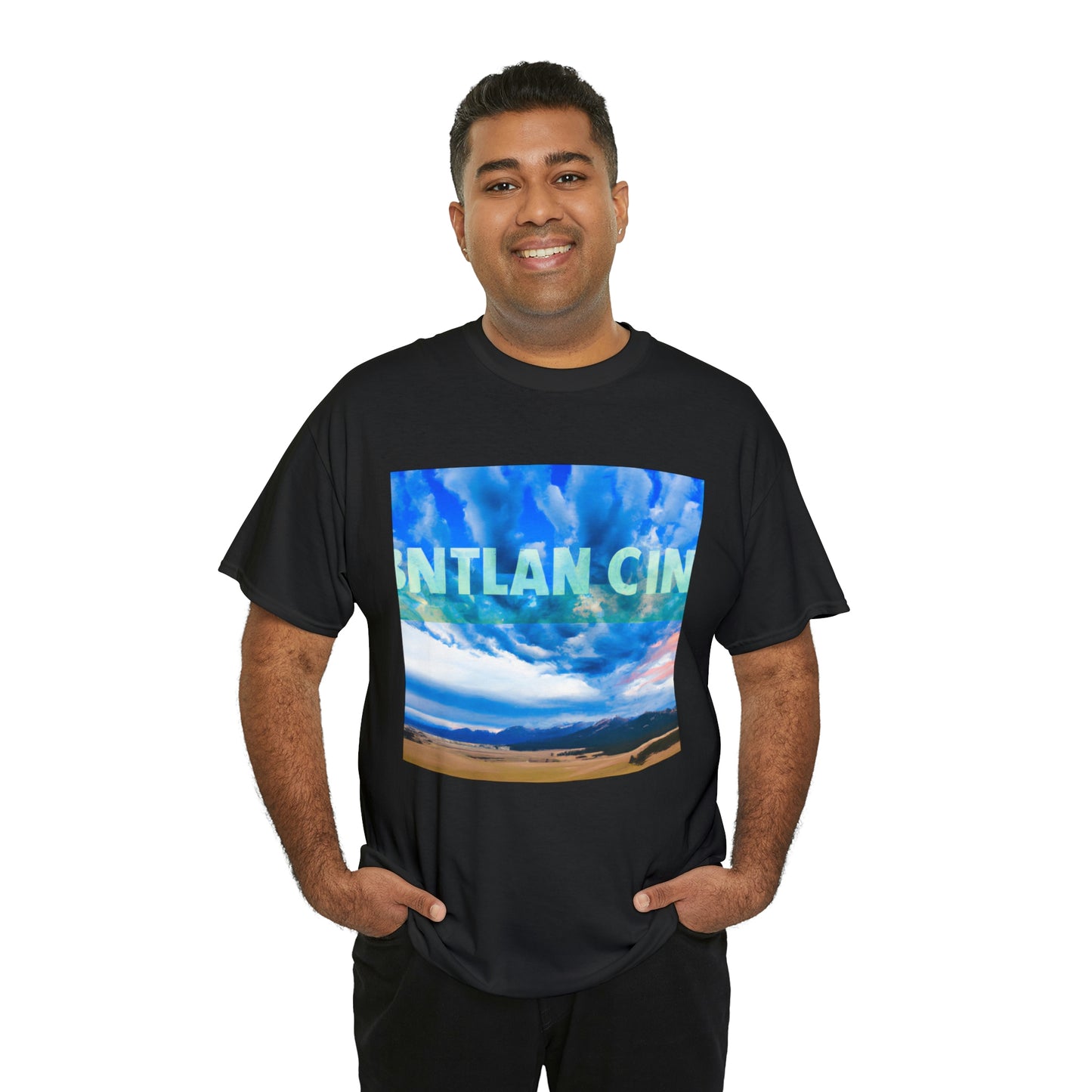 "

Montana is known as "Big Sky Country" due to its expansive, unencumbered views of the open sky. This is attributed to the state's low population density and prevalence of wide-open spaces, like its plains, deserts - T-shirt