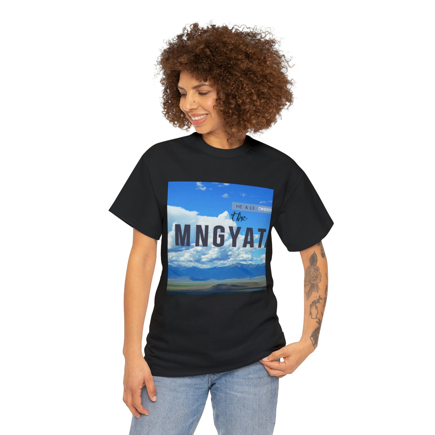 Big Sky Country is a term used to refer to the western region of the United States, typically Montana, Idaho and Wyoming. This area is known for its expansive mountain ranges, crystal clear lakes, rivers and streams, abundant wildlife, and wide - T-shirt