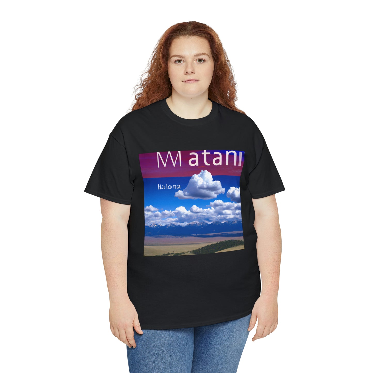 Big Sky Country is the nickname for the U.S. state of Montana, located in the northern Rocky Mountains. Montana is known for its spectacular natural beauty, vast open spaces, rolling mountains, and wide-open skies. The nickname - T-shirt