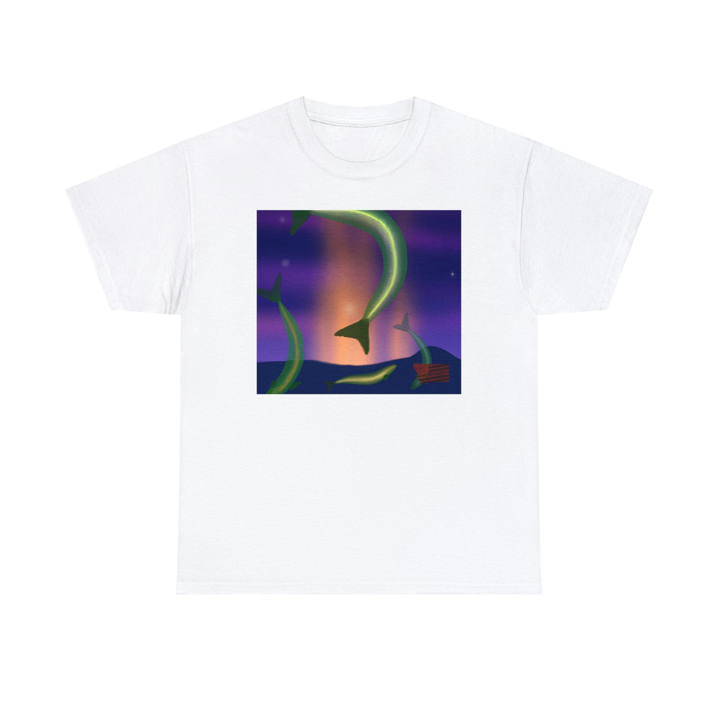 Flaxy Fish - An exotic, colorful mix of Xiphophorus helleri and Aphyolebias guaraniticus that create a unique species of fish with a beautiful, distinct iridescent scale pattern. - Tshirt