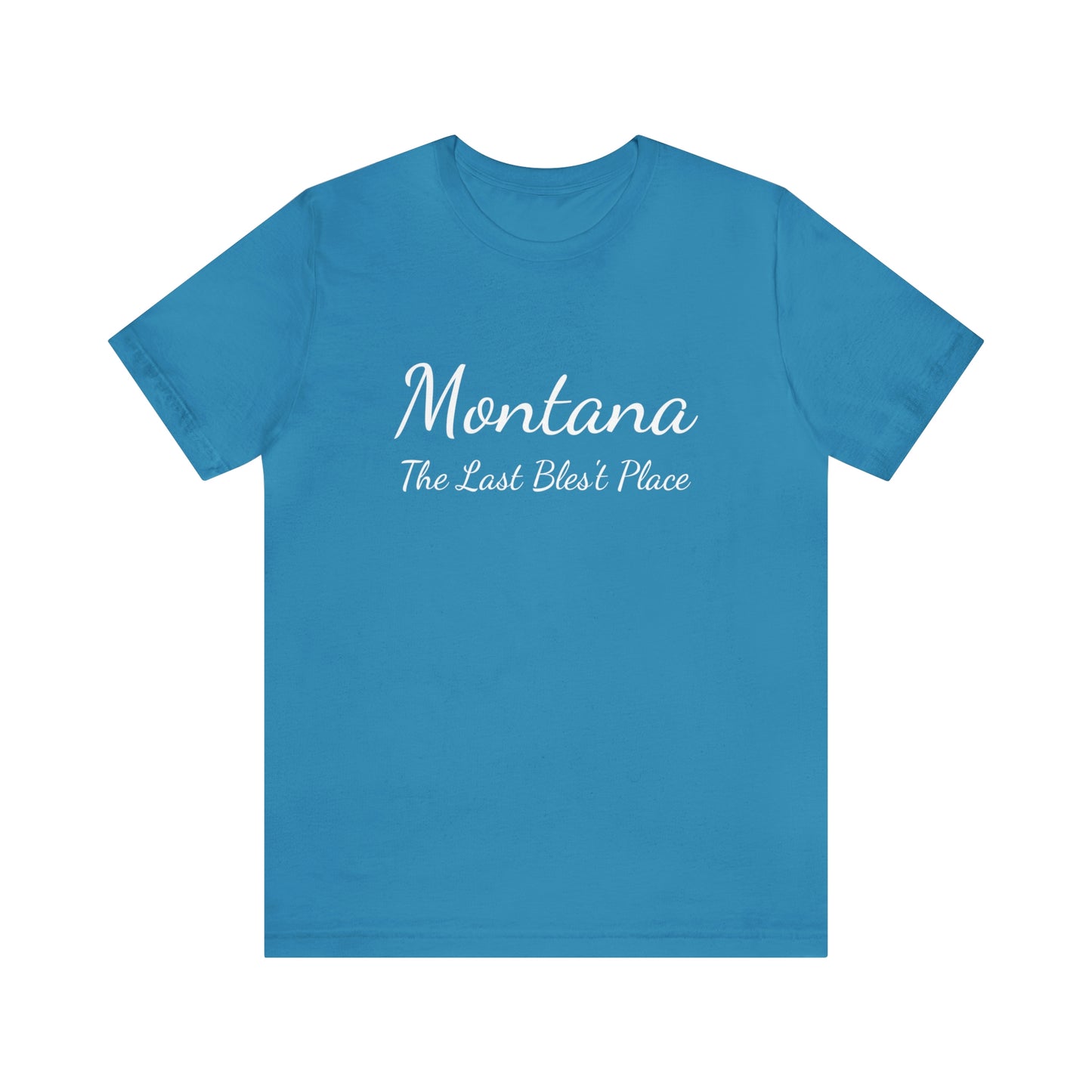 "Montana The Last Bles't Place" Black Ops Unisex Jersey Short Sleeve Tee
