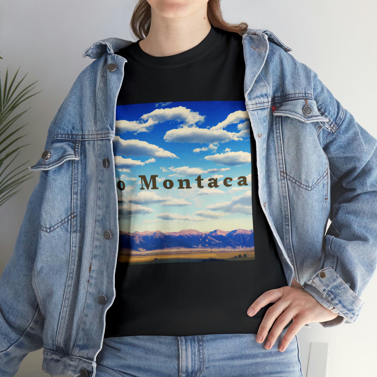 ."

Big Sky Country is a nickname used to refer to the state of Montana in the United States. It includes several national parks, rugged mountains, and expansive plains. The area is known for its wide open spaces and stunning vistas. - T-shirt
