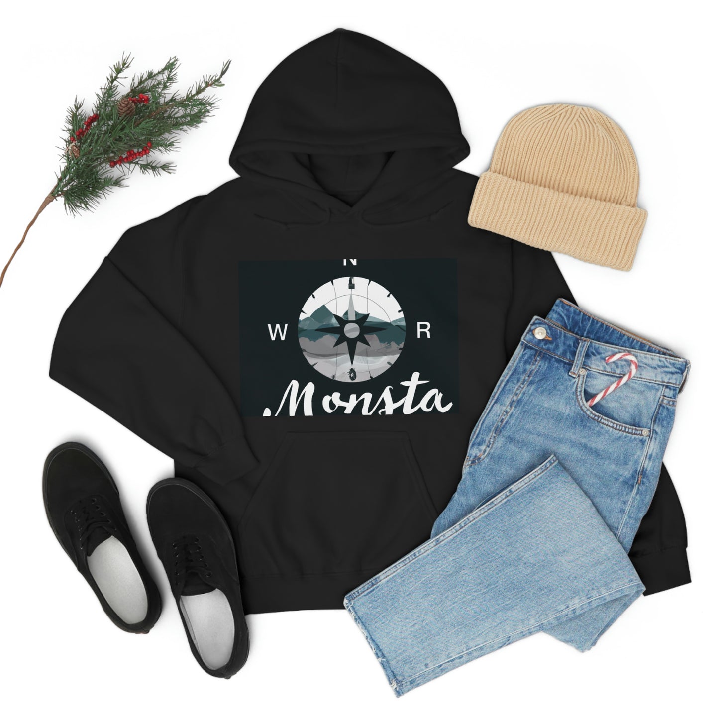 Montana Wonderlust is a phrase that has been used to capture the feeling of awe and wonder for the stunning landscapes and vast expanse of the state. It is the emotion of being in the presence of majestic mountains, sprawling plains, and - Hoodie