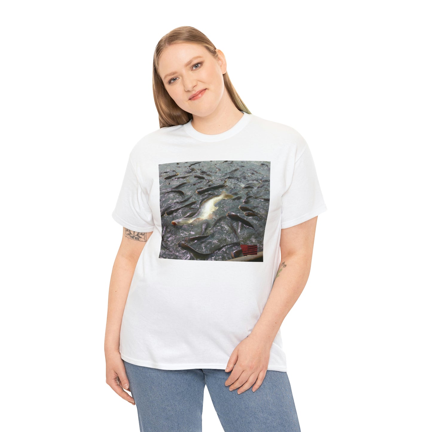 Selenic Betta Fish: a unique species of betta fish with an olive green body and lavender-speckled fins. - Tshirt