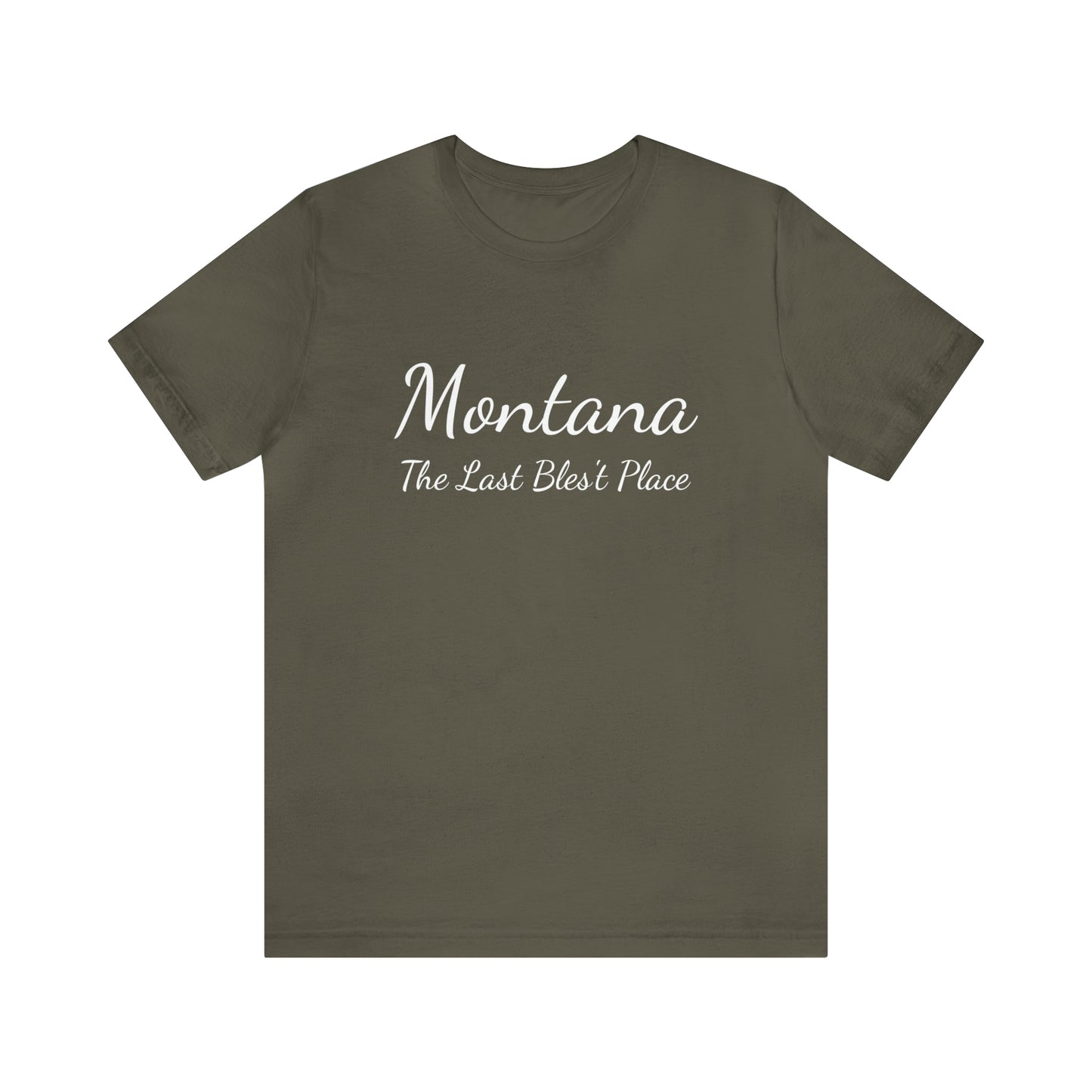 "Montana The Last Bles't Place" Black Ops Unisex Jersey Short Sleeve Tee