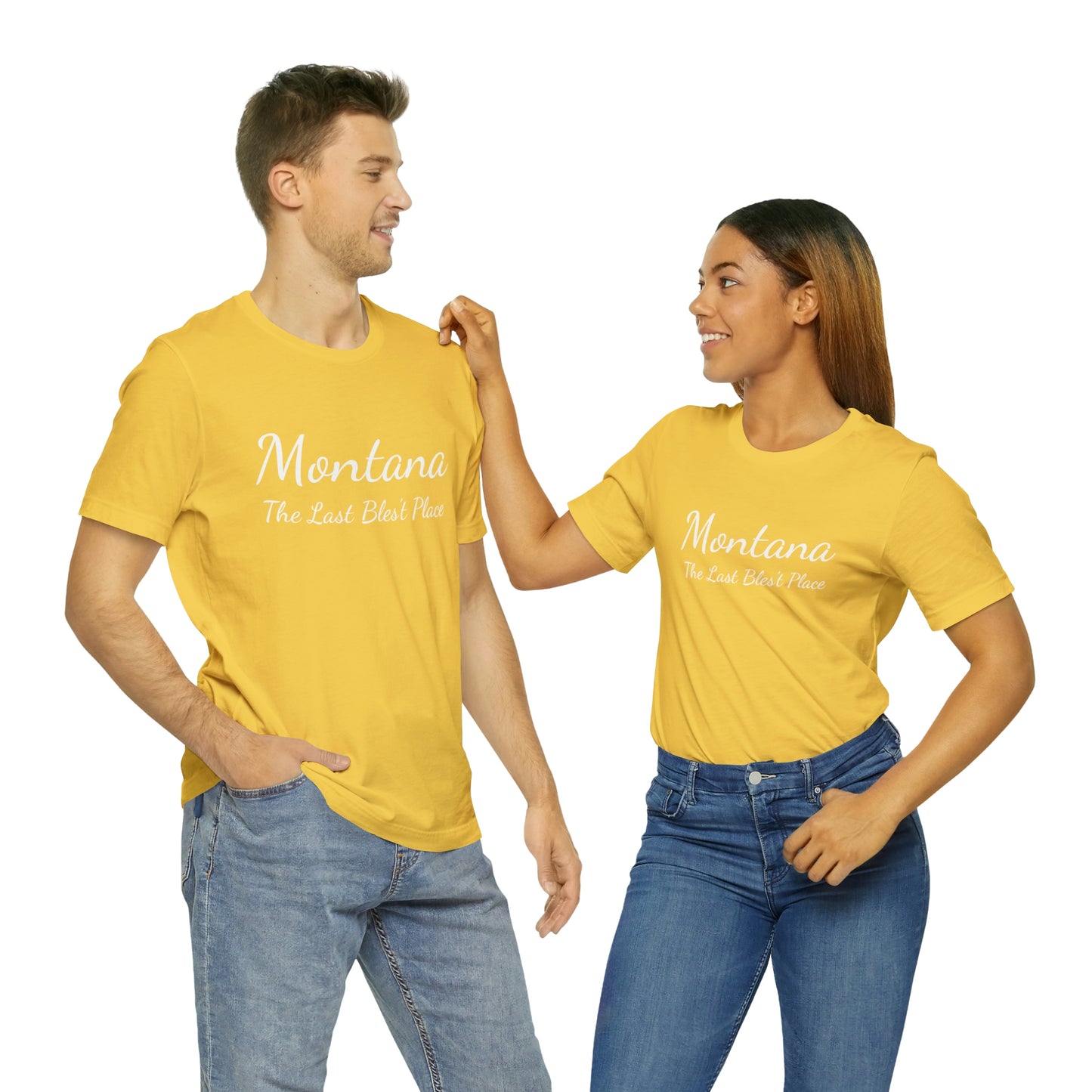 "Montana The Last Bles't Place" Black Ops Unisex Jersey Short Sleeve Tee