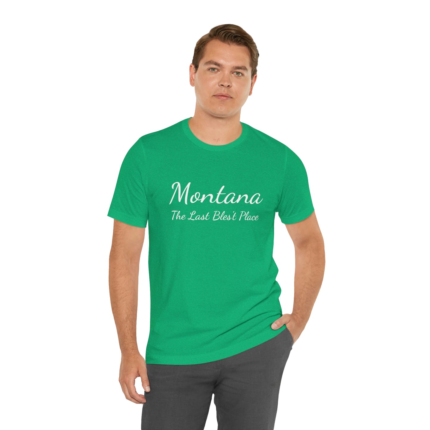 "Montana The Last Bles't Place" Unisex Jersey Short Sleeve Tee