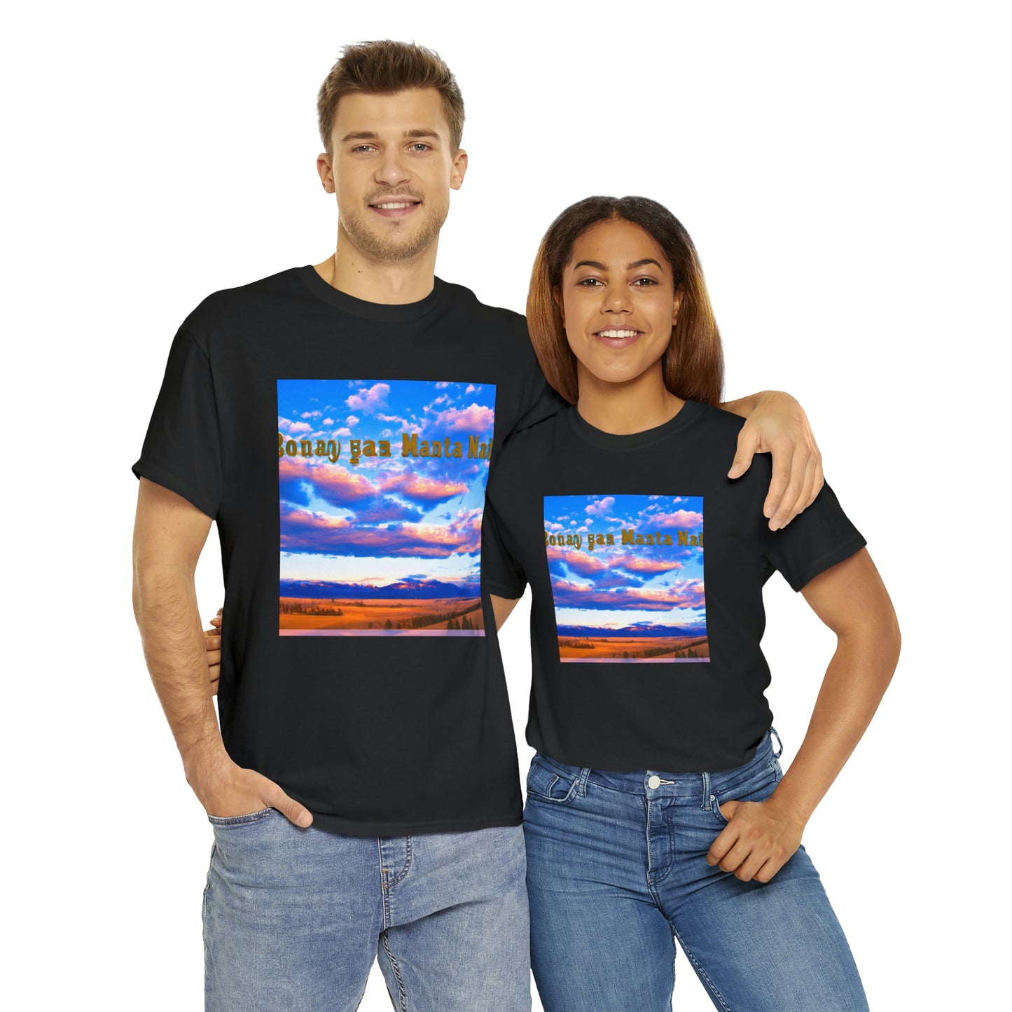 Big Sky Country is a nickname for the U.S. state of Montana, derived from the region's expansive views of the sky. The nickname is a reference to its dramatic mountain scenery, wide-open spaces, and some of the country - T-shirt