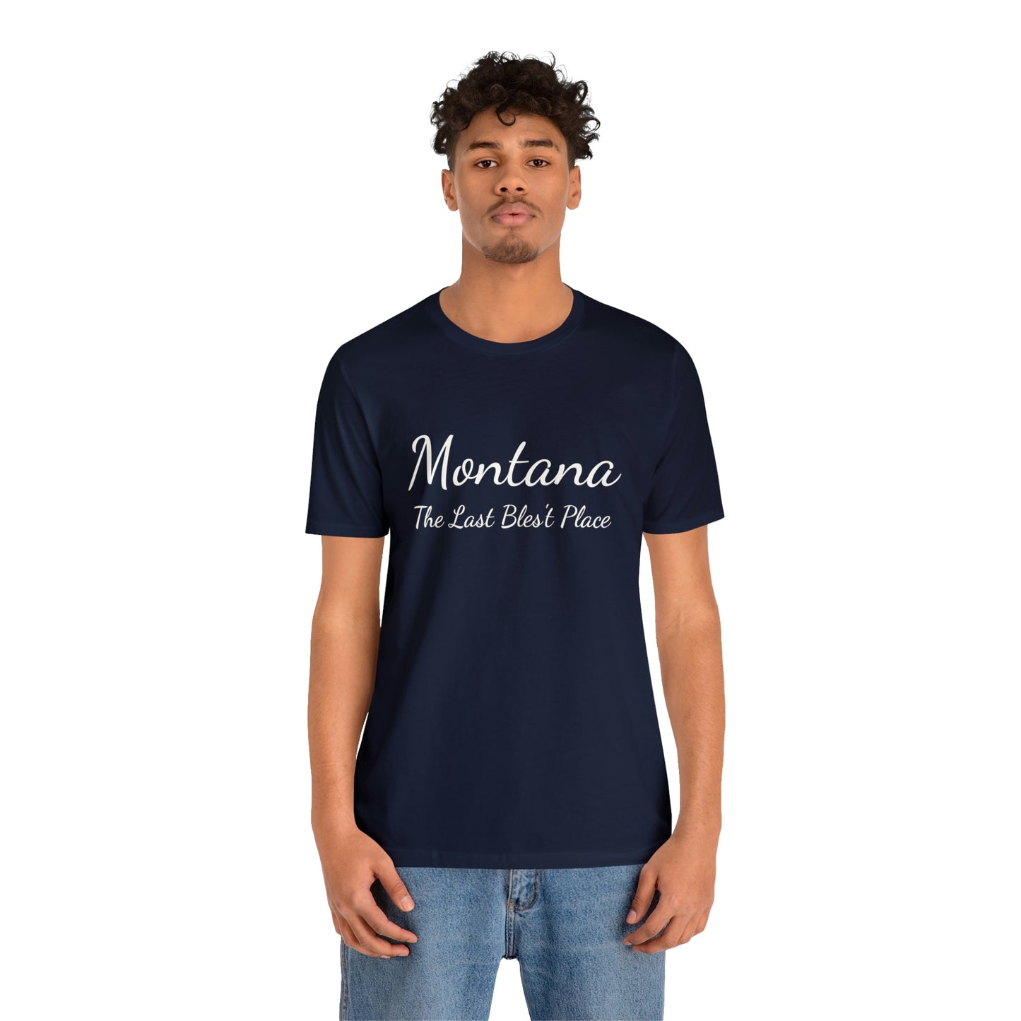 "Montana The Last Bles't Place" Unisex Jersey Short Sleeve Tee