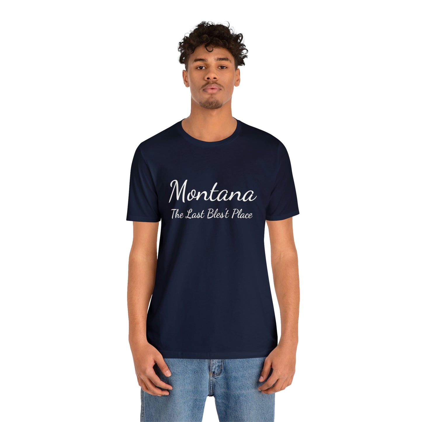 "Montana The Last Bles't Place" Black Ops Unisex Jersey Short Sleeve Tee