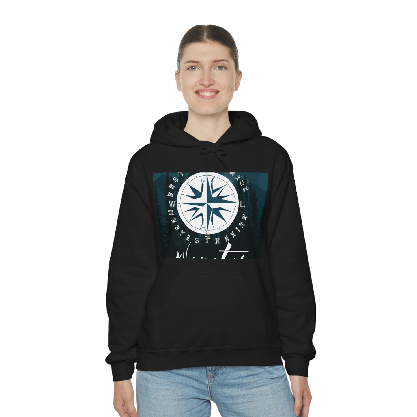 The phrase "Montana Wonderlust" pairs the idea of the adventure-filled "wanderlust" with the beautiful and wild landscape of the state of Montana. For visitors of the state, it evokes the desire to explore and experience - Hoodie