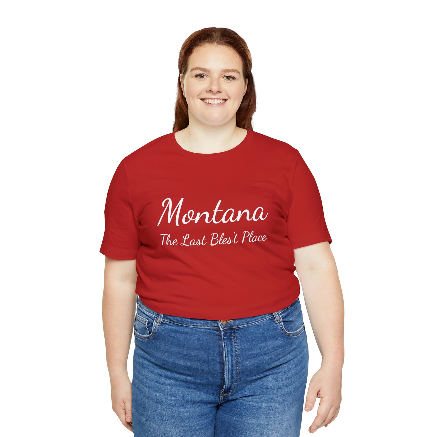 "Montana The Last Bles't Place" Black Ops Unisex Jersey Short Sleeve Tee