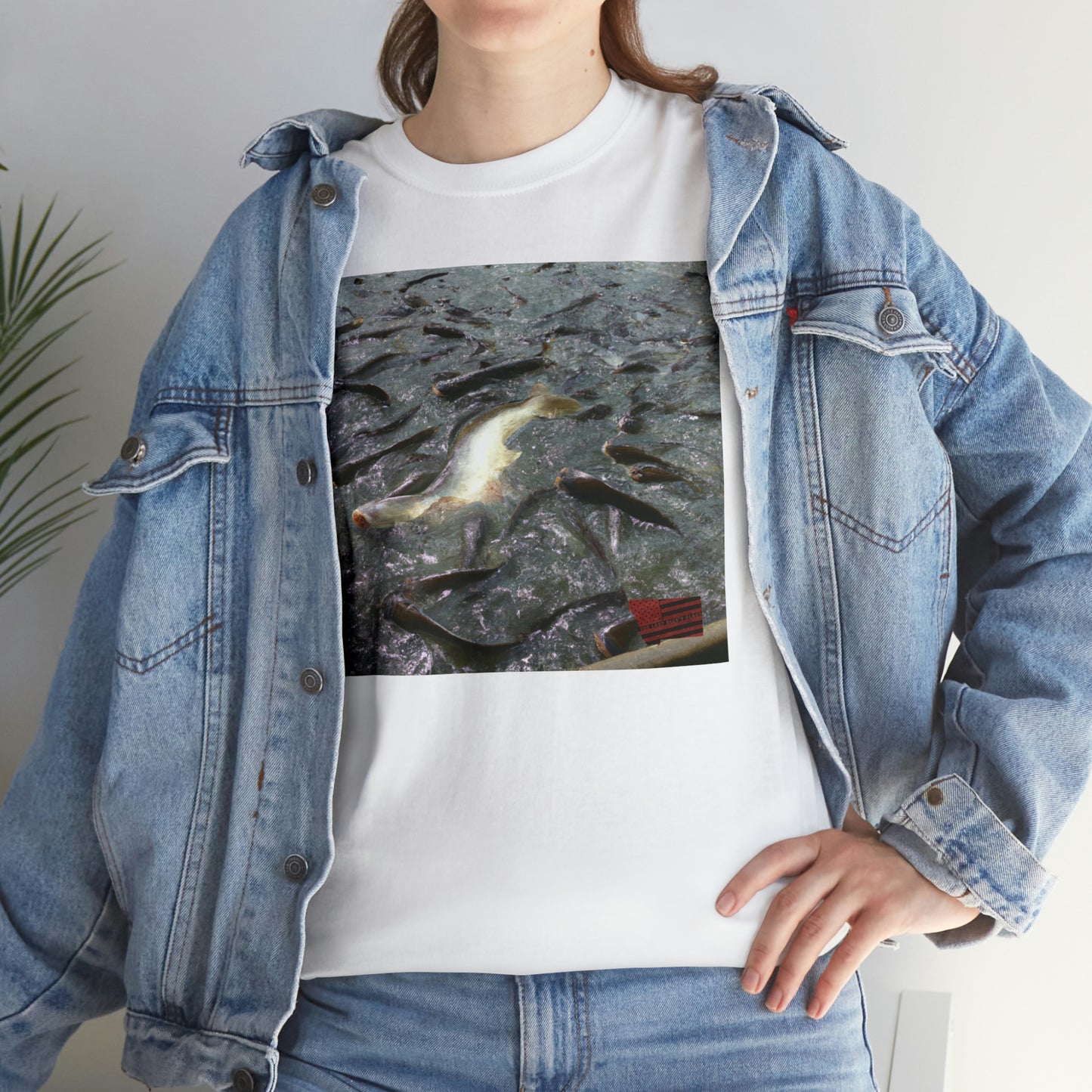 Selenic Betta Fish: a unique species of betta fish with an olive green body and lavender-speckled fins. - Tshirt