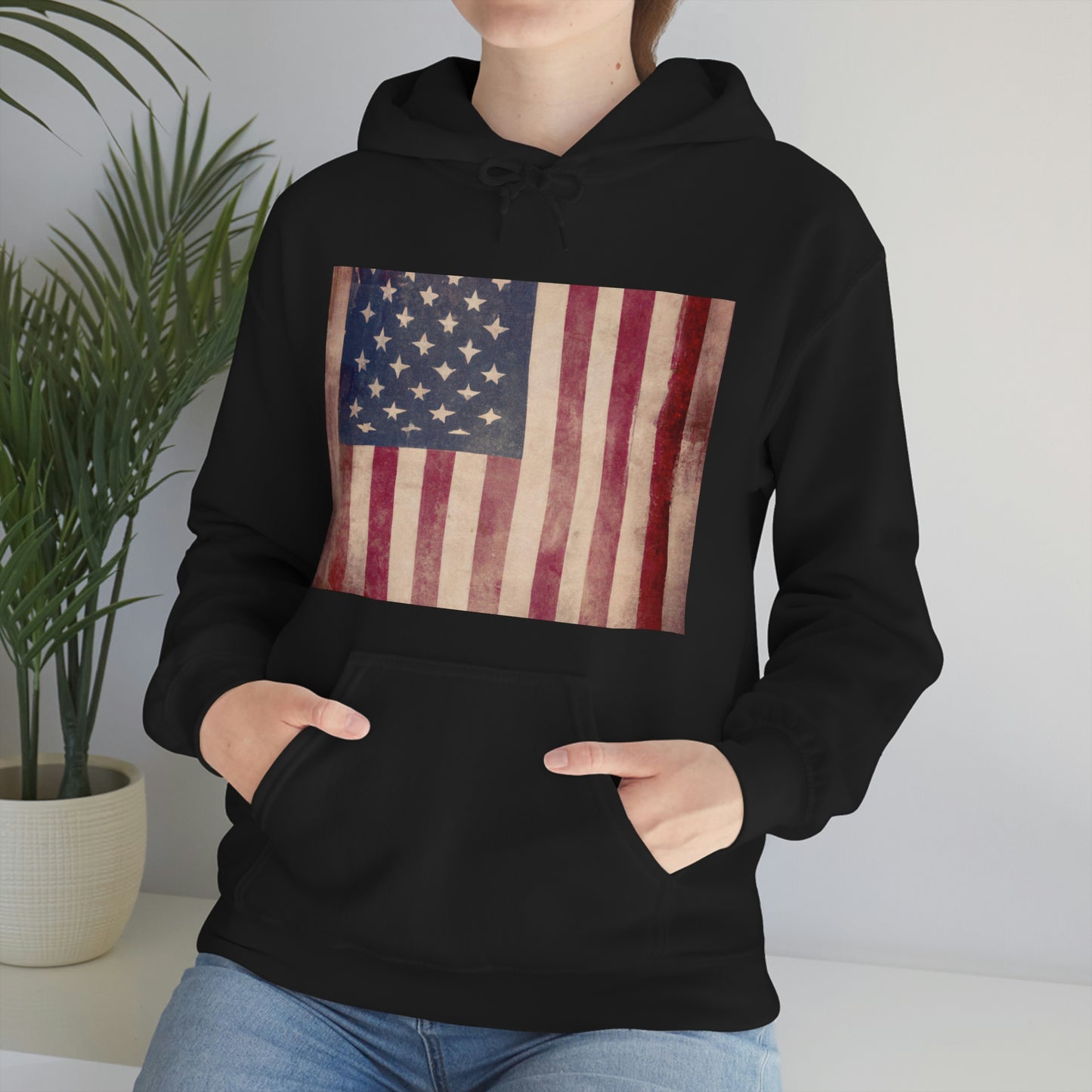 "The flag of the United States has not been created by rhetorical sentences in declarations of independence and in bills of rights. It has been created by the experience of a great people, and every color and star has a meaning." – Woodrow - Hoodie