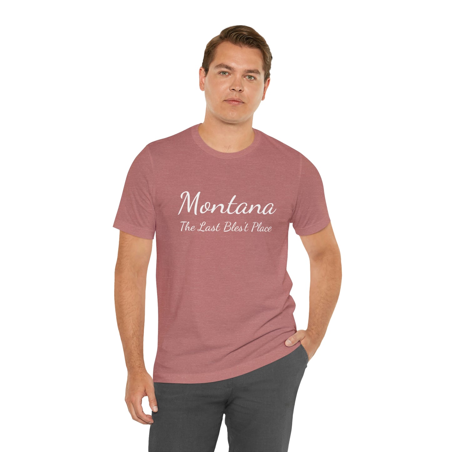 "Montana The Last Bles't Place" Black Ops Unisex Jersey Short Sleeve Tee