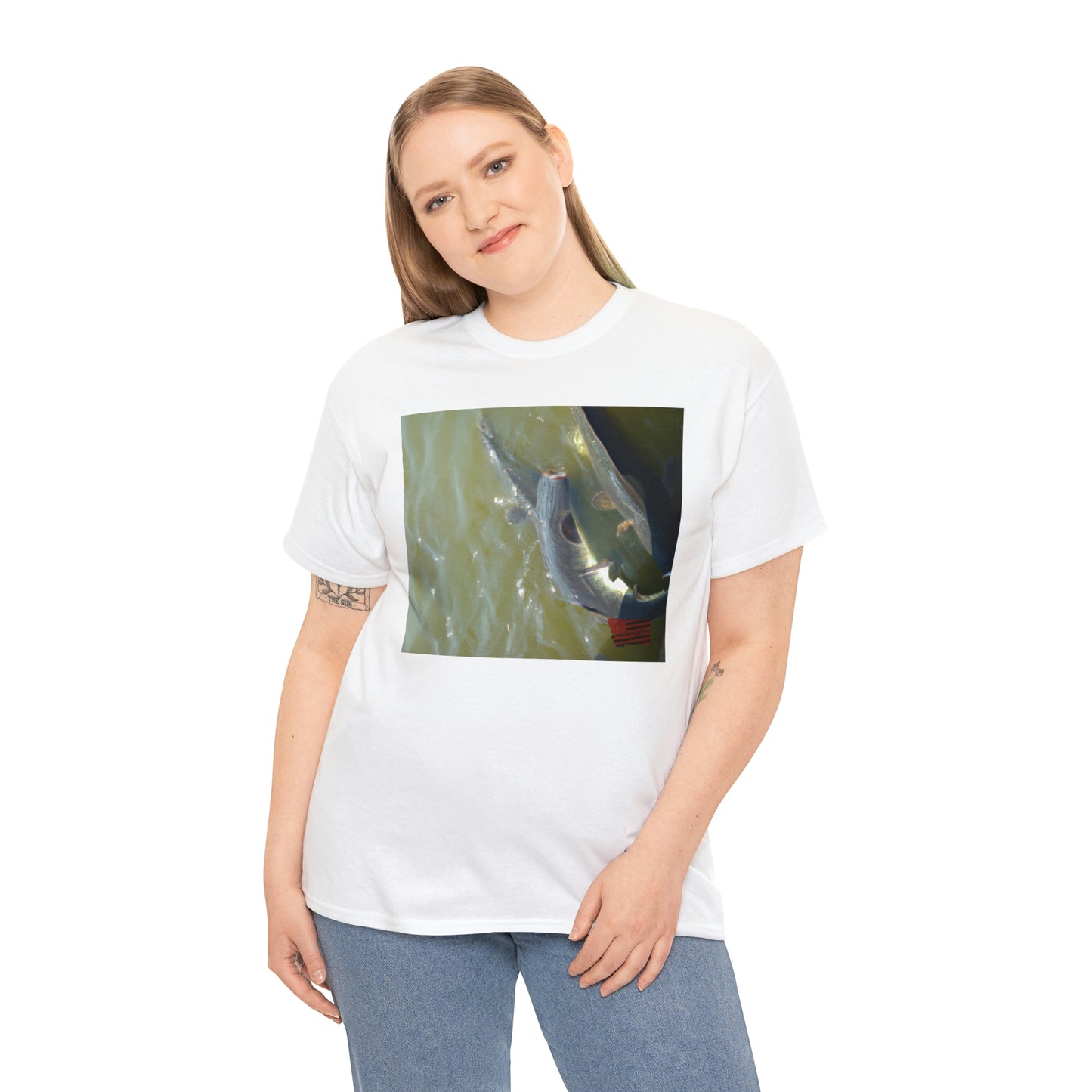 Sea Cowfish. This fish has a flat body with bright green and yellow stripes and a cow-like face. It is native to shallow tropical waters, where it feeds on detritus and algae, and serves as a great cleaning organism - Tshirt