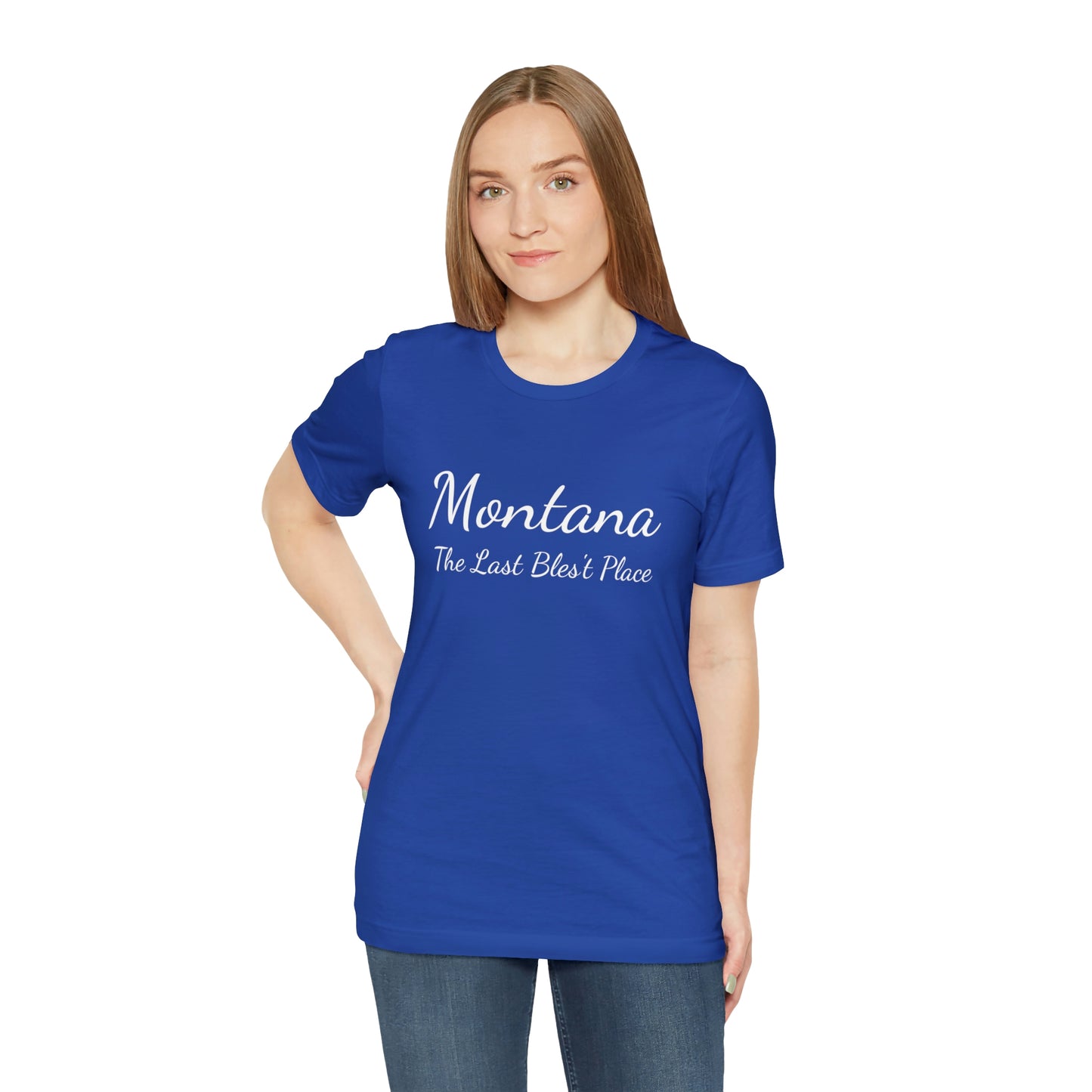 "Montana The Last Bles't Place" Black Ops Unisex Jersey Short Sleeve Tee