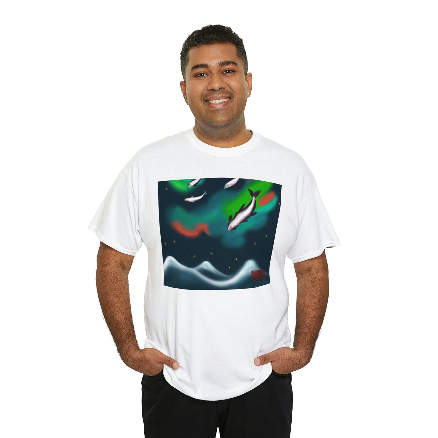 Glowtail Tetra! It is a rare, freshwater fish with a bright, fluorescent body and bright, tail fins. It is small in size, and is known for being an active and social aquarium species. - Tshirt