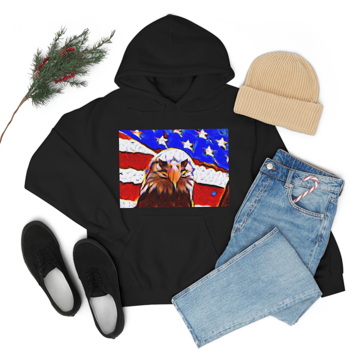 "The flame of American freedom will never be extinguished" - Ronald Reagan - Hoodie