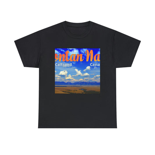 Sky Country" refers to Montana, Idaho, and Wyoming, as these three states are commonly referred to as the "Big Sky Country" due to their expansive, open spaces and beautiful mountain scenery. The phrase is often used to refer to the - T-shirt