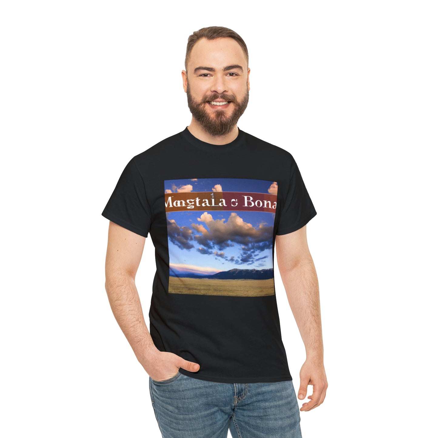 Big Sky Country is a nickname for the state of Montana. The nickname refers to its expansive plains, rolling hills, and large expanses of open space. Montana's sweeping landscapes are home to wide-open fields, majestic mountains, and glaciers - T-shirt