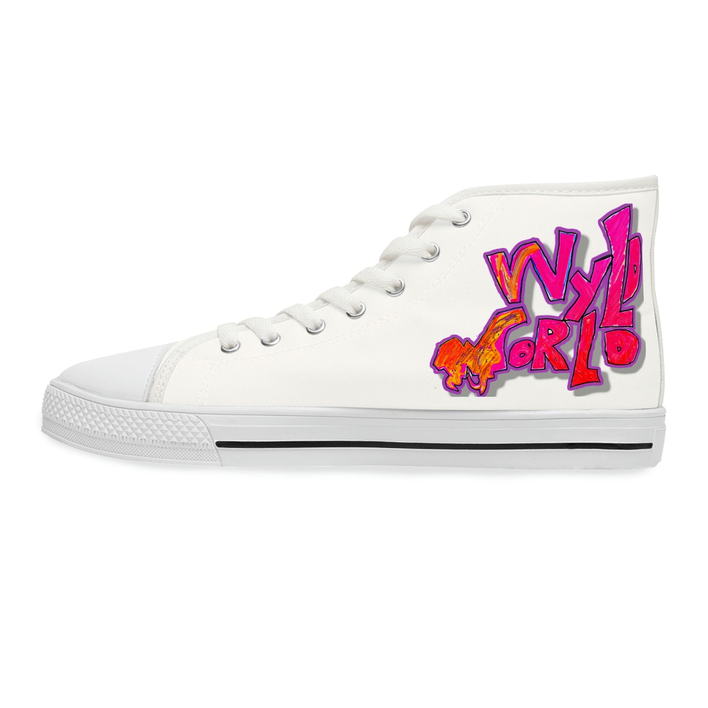 Wyld World - Women's High Top Sneakers