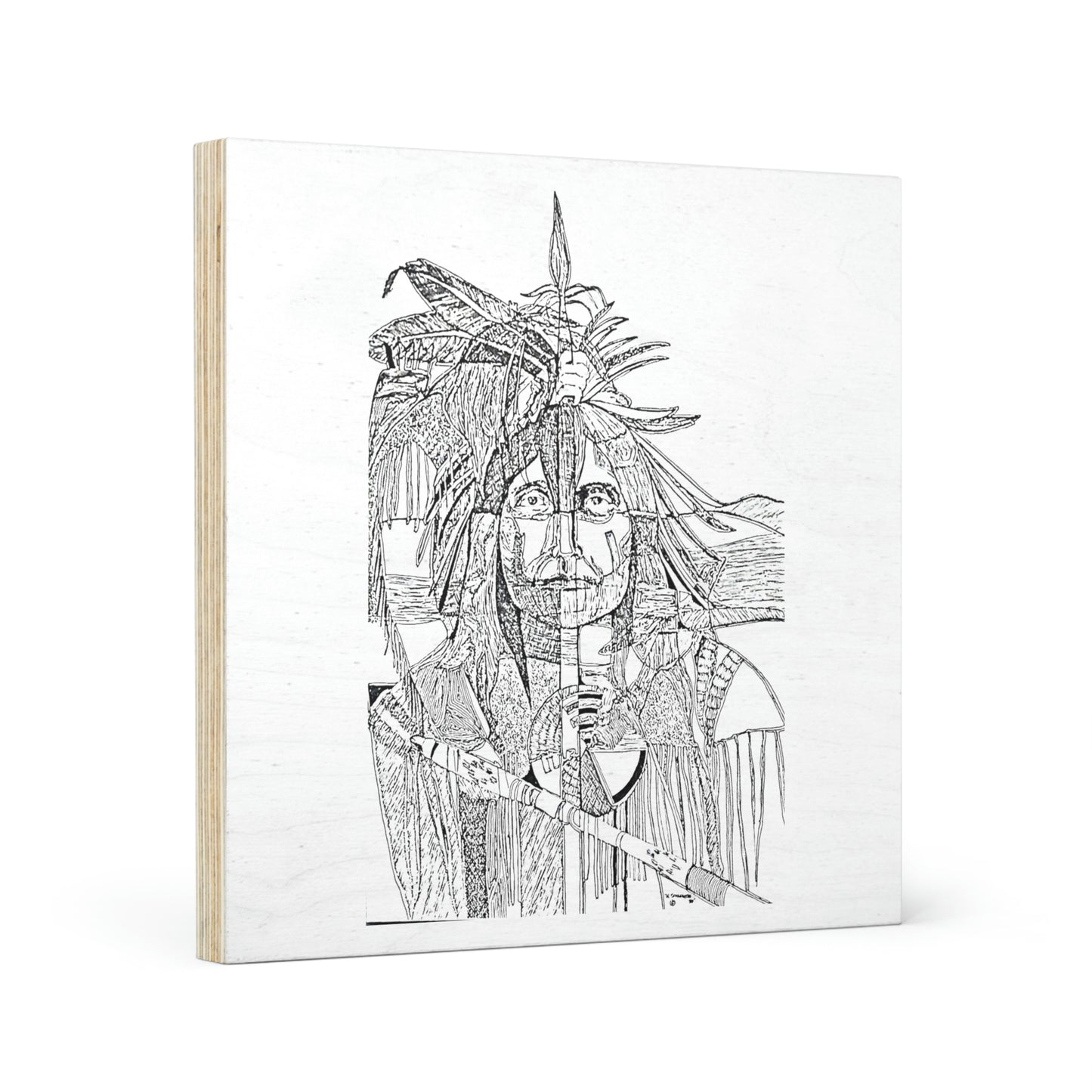 "Self Portrait Warrior" - Ron Schlenske