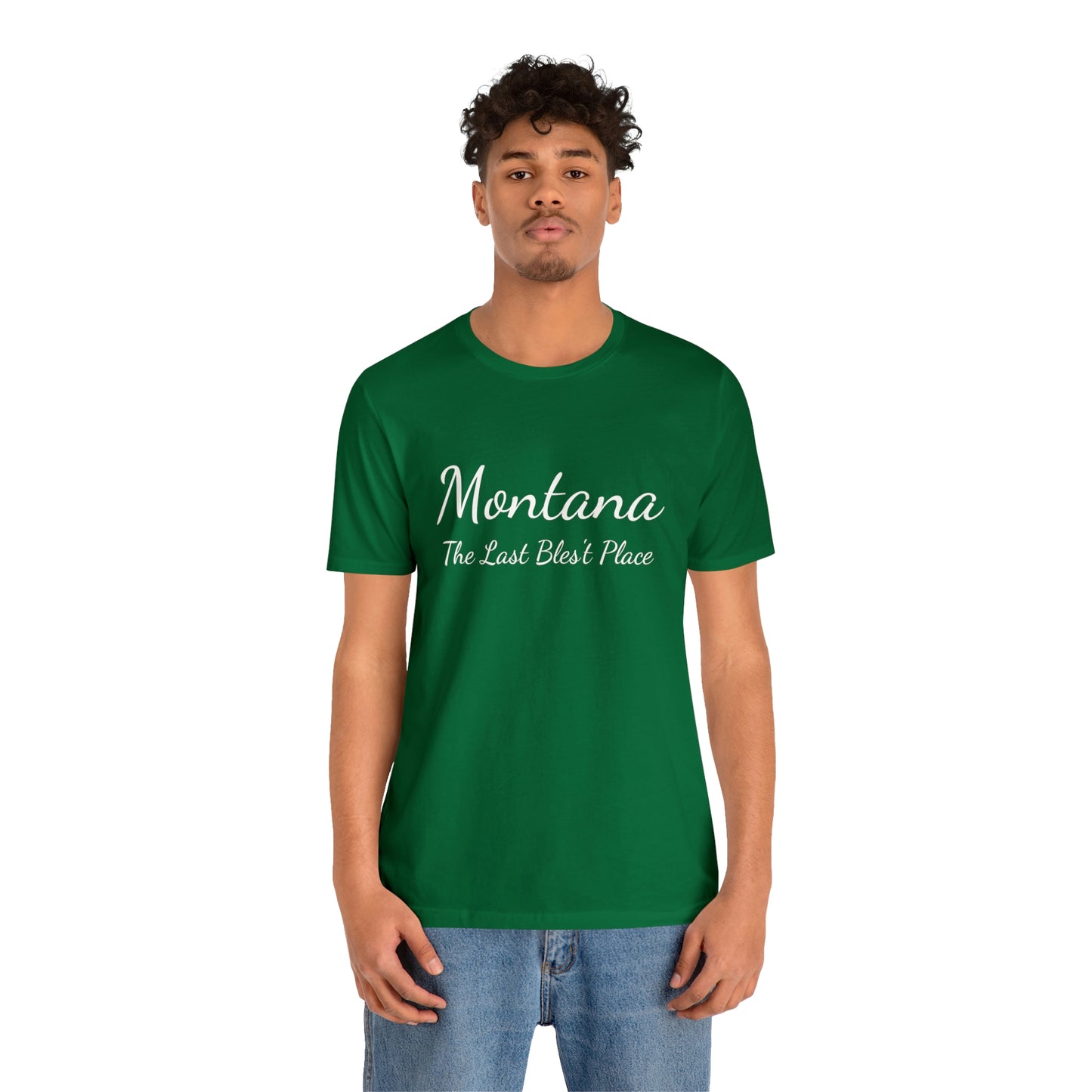 "Montana The Last Bles't Place" Unisex Jersey Short Sleeve Tee