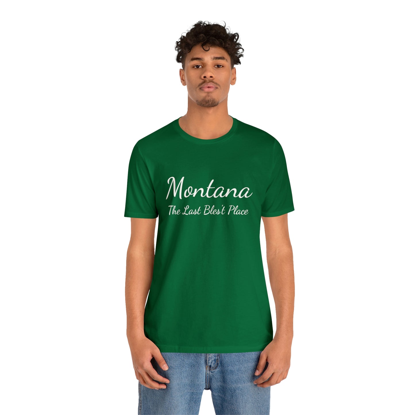 "Montana The Last Bles't Place" Black Ops Unisex Jersey Short Sleeve Tee