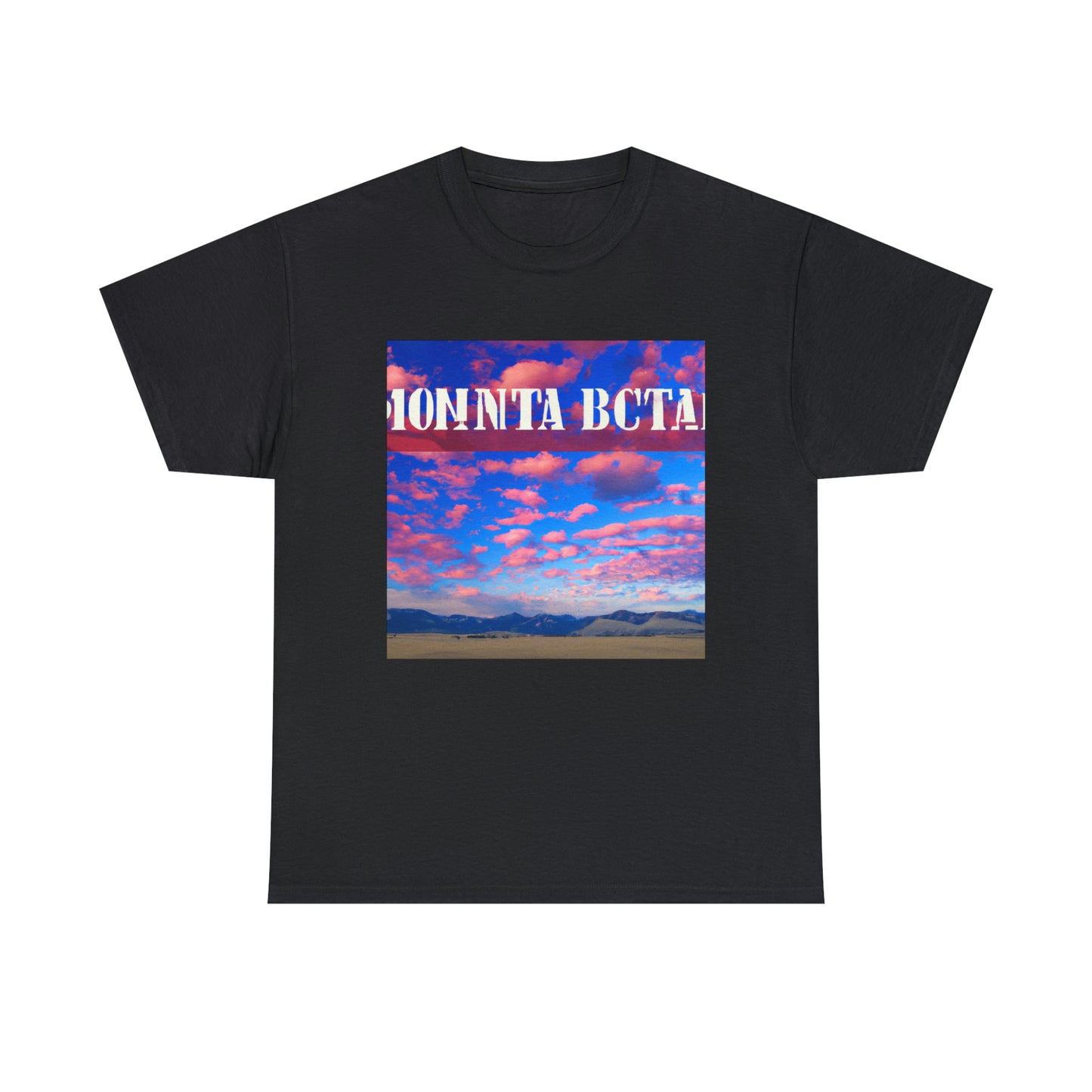 by Robert Plant

Oh, oh, the sky so clear so far and wide,
Bright stars in the night to light our ride,
Lovers in the morning side by side,
In Montana's big sky country.

Oh - T-shirt