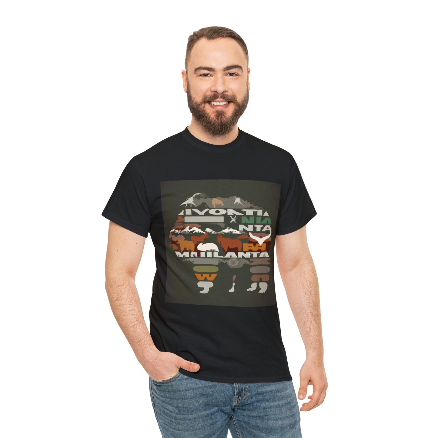 Montana's array of wildlife is diverse and plentiful, from wily mammals like gray wolves, grizzly bears, and cougars to majestic birds of prey like bald eagles and ospreys. The state plays home to a variety of - T-shirt