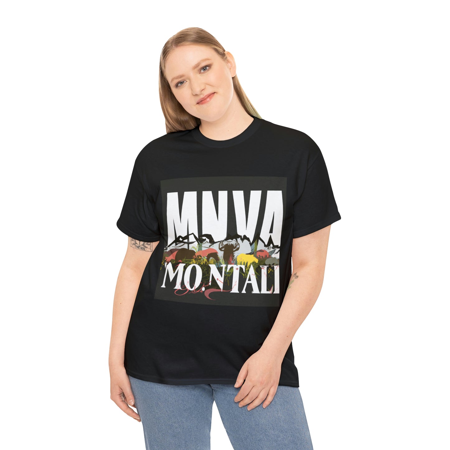 Native wildlife in Montana includes large and small mammals such as grizzly bears, wolves, bison, elk, pronghorn, moose, deer, bighorn sheep, otters, and wolverines; as well as - T-shirt