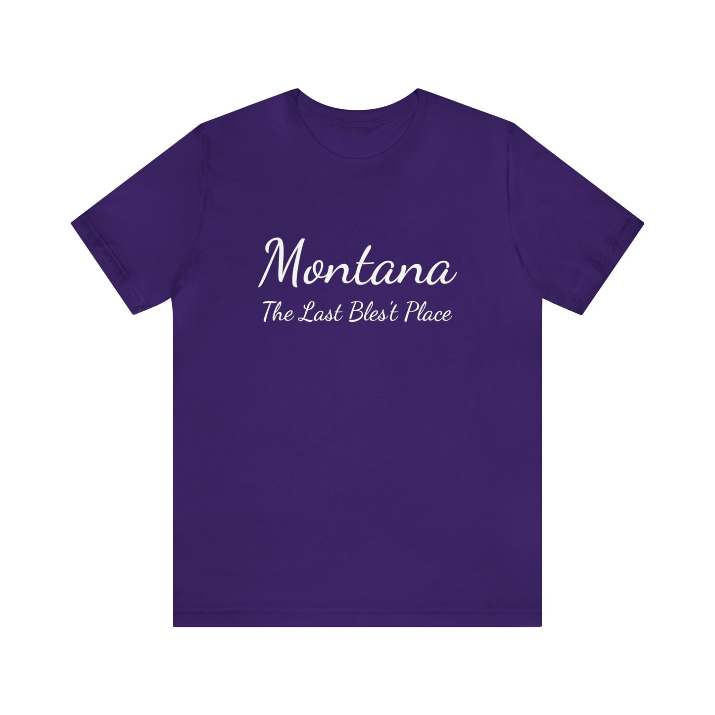 "Montana The Last Bles't Place" Black Ops Unisex Jersey Short Sleeve Tee