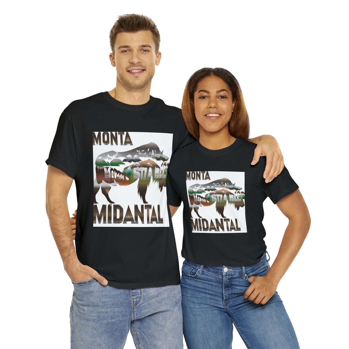 Montana is home to diverse wildlife and offers great opportunities for wildlife viewing. Special species to watch for in Montana include the American Bison, elk, mule deer, whitetail deer, pronghorn, moose, b - T-shirt