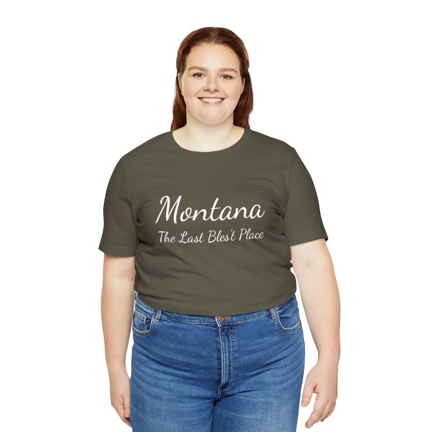"Montana The Last Bles't Place" Black Ops Unisex Jersey Short Sleeve Tee