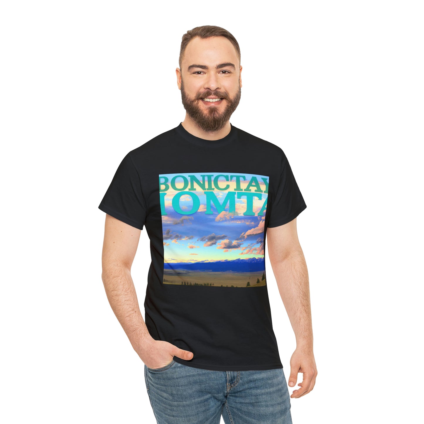 Big Sky Country is the nickname given to the state of Montana, in the northwestern United States. The term was coined in the 1970s when Montana's tourism industry was still developing, to capture the beauty of the state and its unspo - T-shirt