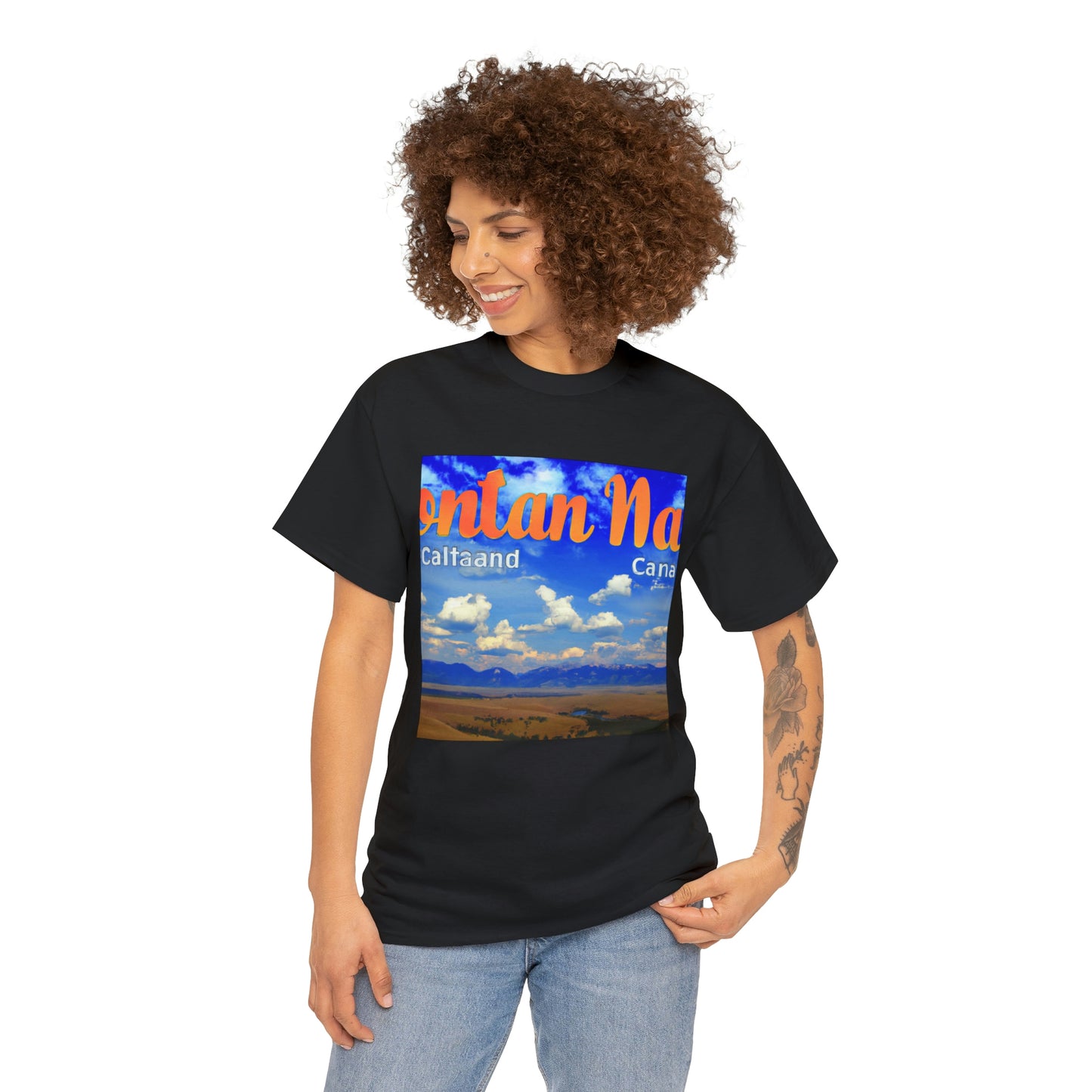 Sky Country" refers to Montana, Idaho, and Wyoming, as these three states are commonly referred to as the "Big Sky Country" due to their expansive, open spaces and beautiful mountain scenery. The phrase is often used to refer to the - T-shirt