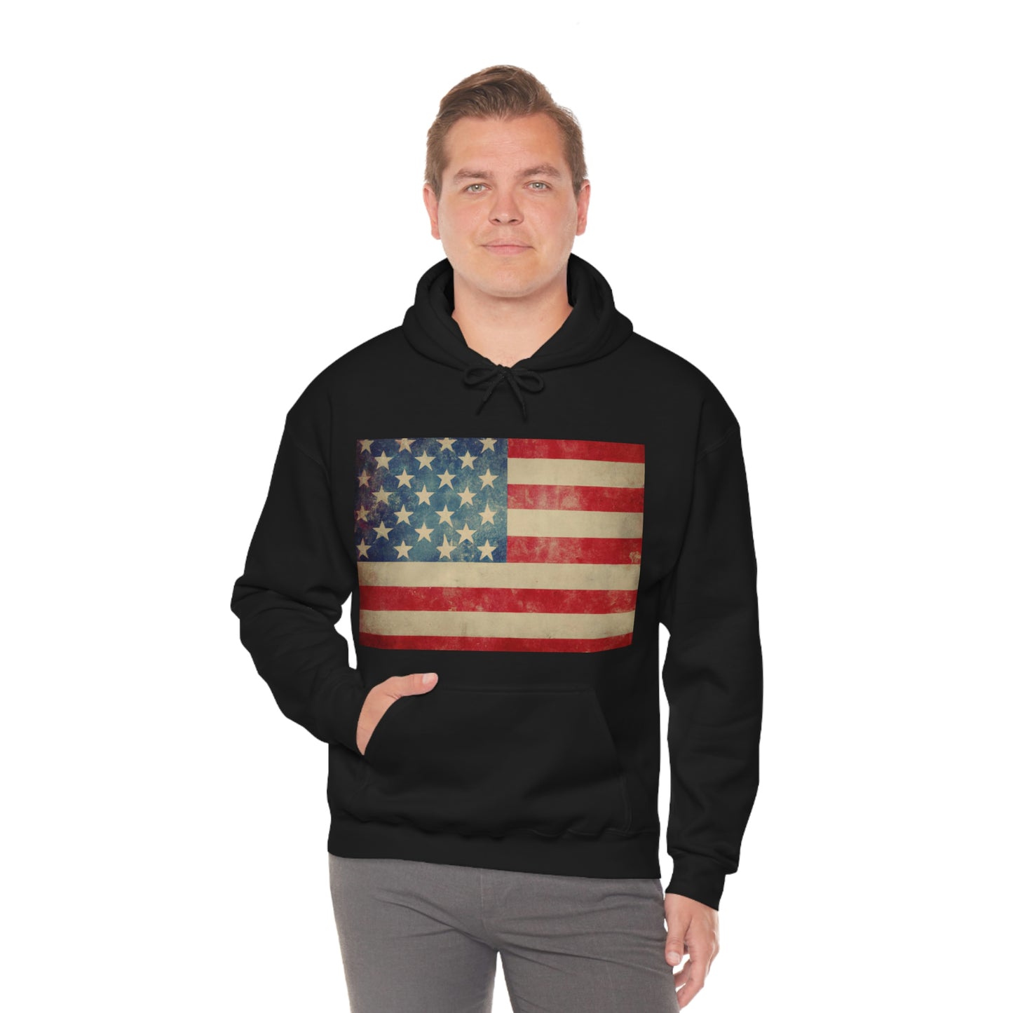 "America was not built on fear. America was built on courage, on imagination and an unbeatable determination to do the job at hand." -Harry S. Truman - Hoodie