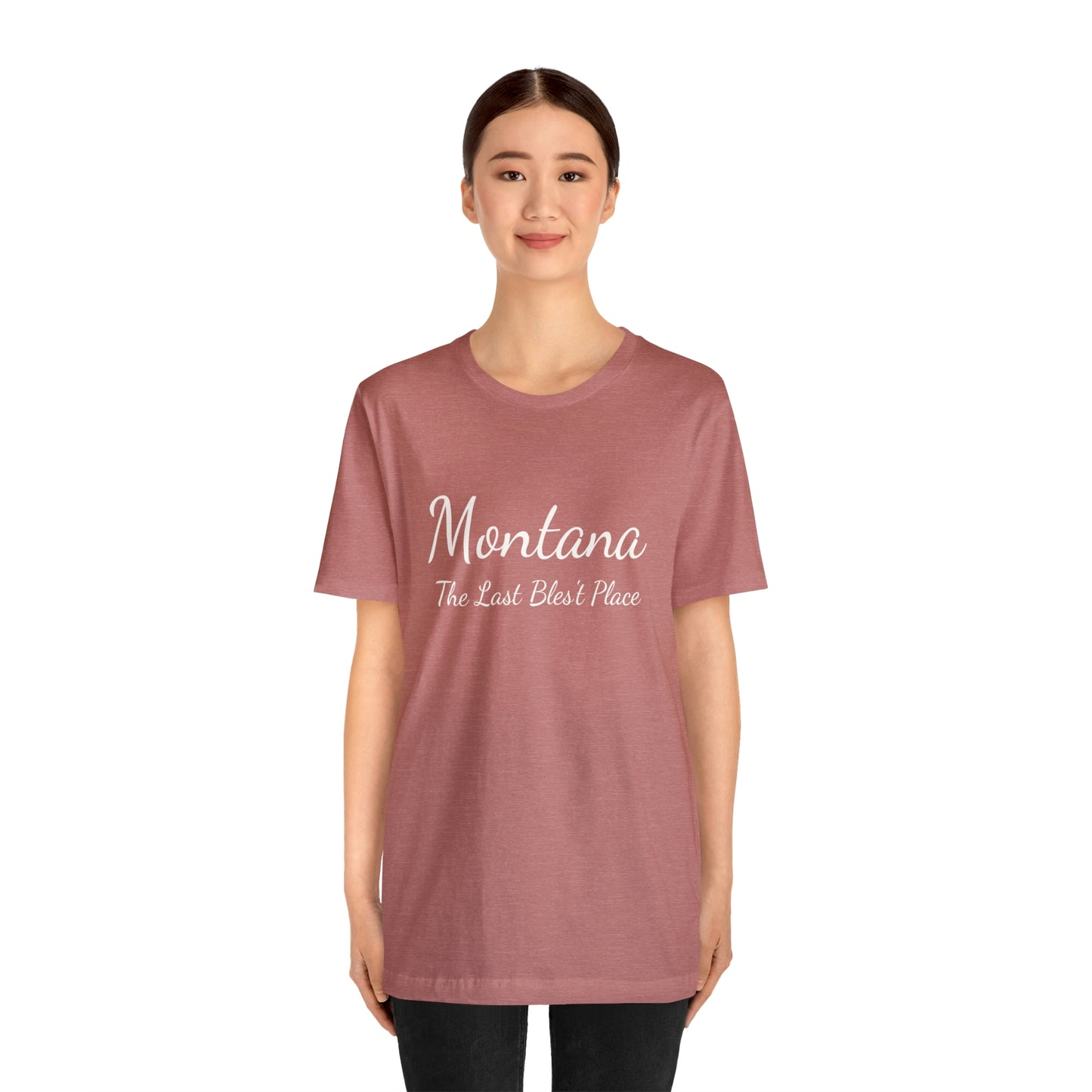 "Montana The Last Bles't Place" Black Ops Unisex Jersey Short Sleeve Tee