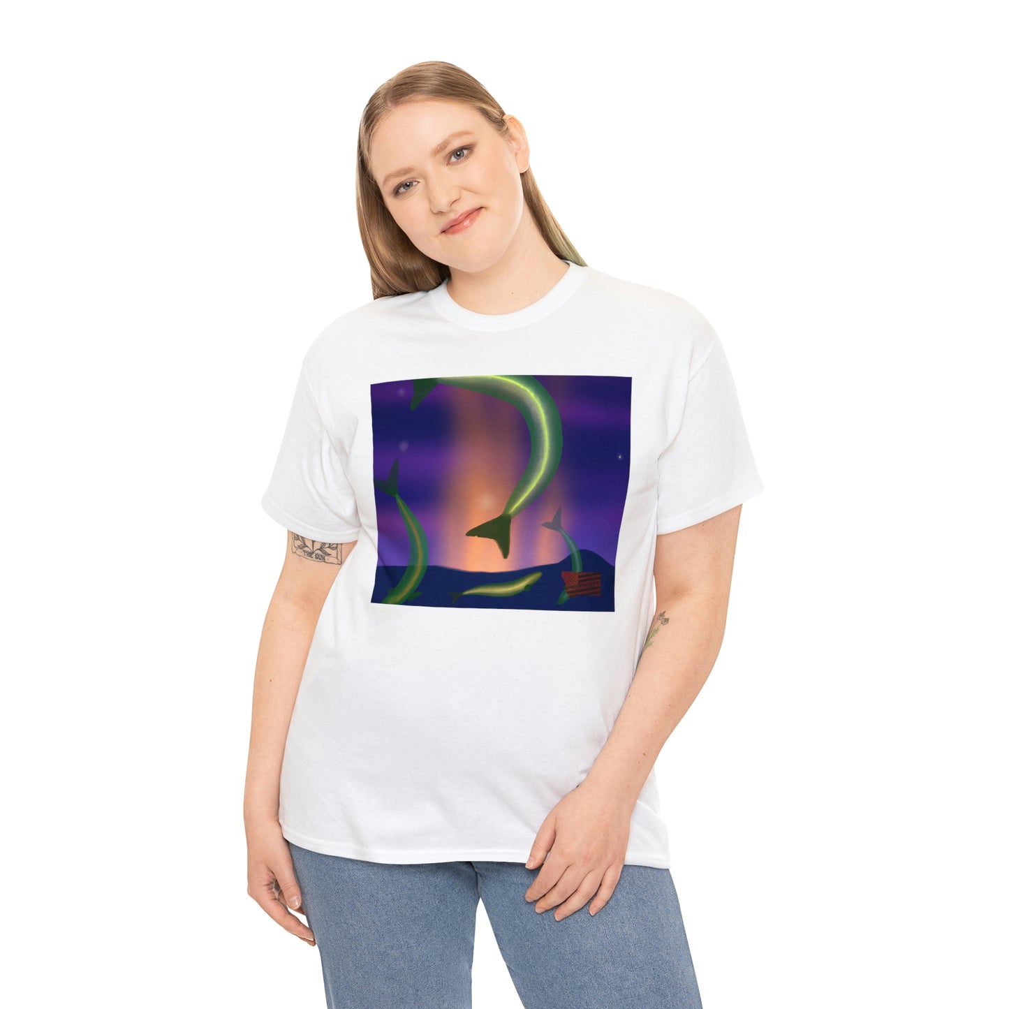 Flaxy Fish - An exotic, colorful mix of Xiphophorus helleri and Aphyolebias guaraniticus that create a unique species of fish with a beautiful, distinct iridescent scale pattern. - Tshirt